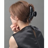 ブラック | 大きめ シンプルバンスクリップ フルアップ | VINGTAINE