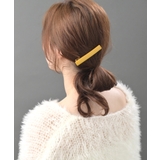 イエロー | スクエア ヘアクリップ ヘアアクセ | VINGTAINE