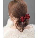 レッド | バレッタ リボン グログラン | VINGTAINE