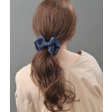 ネイビー | バレッタ リボン グログラン | VINGTAINE