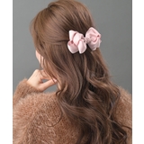 ピンク | バレッタ リボン グログラン | VINGTAINE