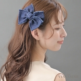 デニム リボン バレッタ | VINGTAINE | 詳細画像1 