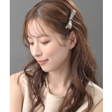 モカ | リボン ヘアクリップ ヘアアクセ | VINGTAINE
