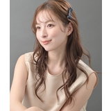 ネイビー | リボン ヘアクリップ ヘアアクセ | VINGTAINE