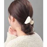 アイボリー | パール付き バンスクリップ ヘアクリップ | VINGTAINE