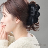 バンスクリップ ベロアリボン ヘアアクセ | VINGTAINE | 詳細画像1 