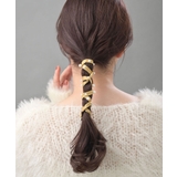 ゴールド | ワイヤーポニー パール ヘアアクセ | VINGTAINE