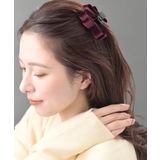 ワイン | ベロアリボン バンスクリップ 小さめ | VINGTAINE