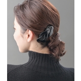 ブラック | 編み込み バレッタ 上品 | VINGTAINE