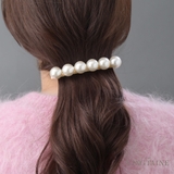 大粒パールラインバレッタ まとめ髪 ヘアアクセサリー | VINGTAINE | 詳細画像1