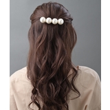 大粒パールバレッタ まとめ髪 上品 | VINGTAINE | 詳細画像3 