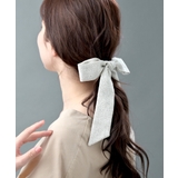 ツイードロングリボンヘアカフ ポニーフック 上品 | VINGTAINE | 詳細画像7