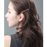 パール調フラワーヘアピン2本セット ラインストーン ゴールド | VINGTAINE | 詳細画像6
