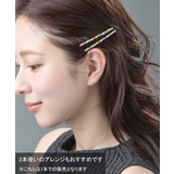 【NEW】カラフルビーズヘアピン ヘアアクセサリー ゴールド | VINGTAINE | 詳細画像9 