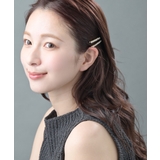 ラインストーンヘアピン2本セット ゴールド 大人上品な煌めきの華奢ヘアアクセサリ… | VINGTAINE | 詳細画像2