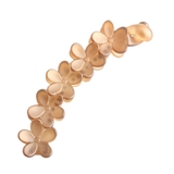 フラワー（ベージュ） | シンプルバナナクリップ2個セット スクエア サークル | VINGTAINE