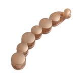 サークル（ベージュ） | シンプルバナナクリップ2個セット スクエア サークル | VINGTAINE