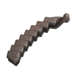 スクエア（ブラウン） | シンプルバナナクリップ2個セット スクエア サークル | VINGTAINE