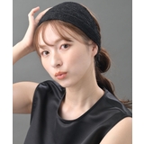 ブラックレース ワイドターバン ヘアバンド | VINGTAINE | 詳細画像4