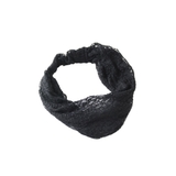 ブラックレース ワイドターバン ヘアバンド | VINGTAINE | 詳細画像7