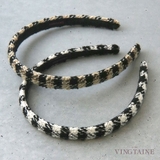 痛くない カチューシャ チェック柄 | VINGTAINE | 詳細画像1 