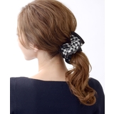 ギンガムチェック柄ボリュームシュシュ サテンパイピング チェック | VINGTAINE | 詳細画像11