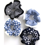 ギンガムチェック柄ボリュームシュシュ サテンパイピング チェック | VINGTAINE | 詳細画像14