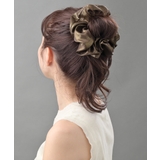 ブラウン | メタリック シュシュ ヘアアクセ | VINGTAINE
