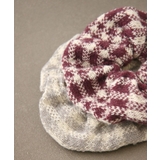 ニット チェック柄 シュシュ | VINGTAINE | 詳細画像4 