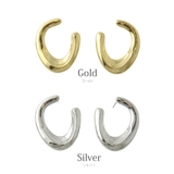 ニュアンスUライン ピアス 大ぶり | VINGTAINE | 詳細画像12 