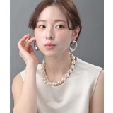 ニュアンスUライン ピアス 大ぶり | VINGTAINE | 詳細画像4 