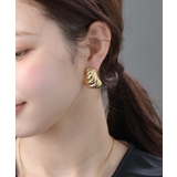 ツイストボリュームメタルピアス ゴールド シルバー | VINGTAINE | 詳細画像3 