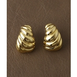 ツイストボリュームメタルピアス ゴールド シルバー | VINGTAINE | 詳細画像4 