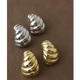 ツイストボリュームメタルピアス ゴールド シルバー | VINGTAINE | 詳細画像10 