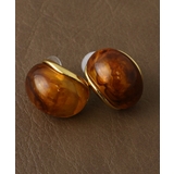 マーブル模様 ボリュームピアス べっ甲風 | VINGTAINE | 詳細画像7 