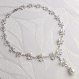 パール×リーフモチーフチョーカー ネックレス 結婚式 | VINGTAINE | 詳細画像4 