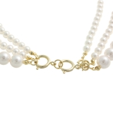 3連パールネックレス/取り外し可/ボリューム/エレガント/シンプル C3095 | VINGTAINE | 詳細画像4 