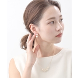 セパレートコットンパールピアス バックキャッチピアス ダブル | VINGTAINE | 詳細画像6 