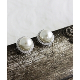 クラシカル一粒パールピアス イヤリング キュービックジルコニア | VINGTAINE | 詳細画像10