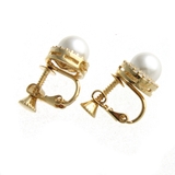 クラシカル一粒パールピアス イヤリング キュービックジルコニア | VINGTAINE | 詳細画像6