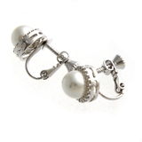 クラシカル一粒パールピアス イヤリング キュービックジルコニア | VINGTAINE | 詳細画像7