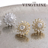 ノーブルビジューピアス イヤリング キュービックジルコニア | VINGTAINE | 詳細画像1 