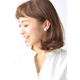 シェルフラワー×ラインストーンピアス/イヤリング/ビジュー P1199 | VINGTAINE | 詳細画像8 