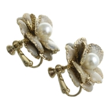 クラシカルフラワー×パールピアス/イヤリング/アンティーク調 P1200 | VINGTAINE | 詳細画像4