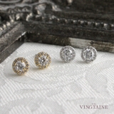 一粒キュービックジルコニアピアス/イヤリング/シンプル/CZ P1220 | VINGTAINE | 詳細画像1