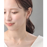 一粒キュービックジルコニアピアス/イヤリング/シンプル/CZ P1220 | VINGTAINE | 詳細画像2