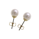 一粒パールピアス/イヤリング(8mm)/チタンポスト P1288 | VINGTAINE | 詳細画像3