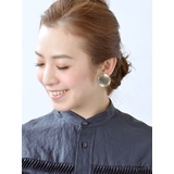 サークルプレートピアス/イヤリング/シンプル p1304 | VINGTAINE | 詳細画像8