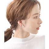 ダブルパールウェーブピアス イヤリング 結婚式 | VINGTAINE | 詳細画像8 