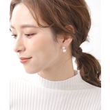 ダブルパールウェーブピアス イヤリング 結婚式 | VINGTAINE | 詳細画像9 